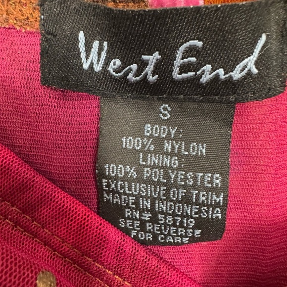 West End Size Small Pull On Midi Skirt Mesh Fairy Y2K Sheer Elastic Waist - Picture 5 of 6